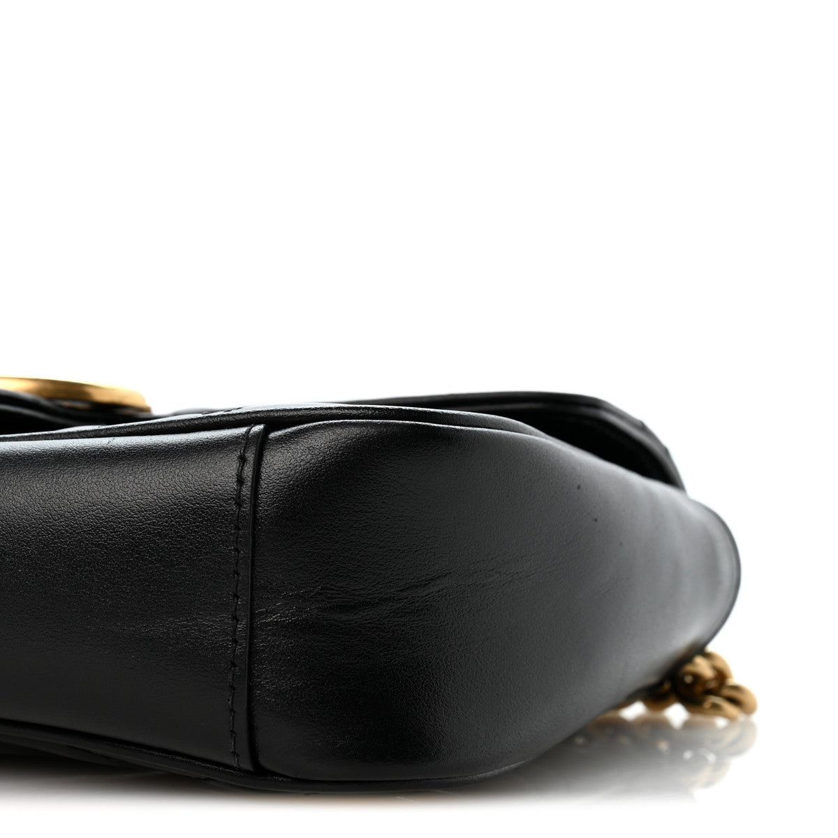 Mini Calfskin Shoulder Bag - Black