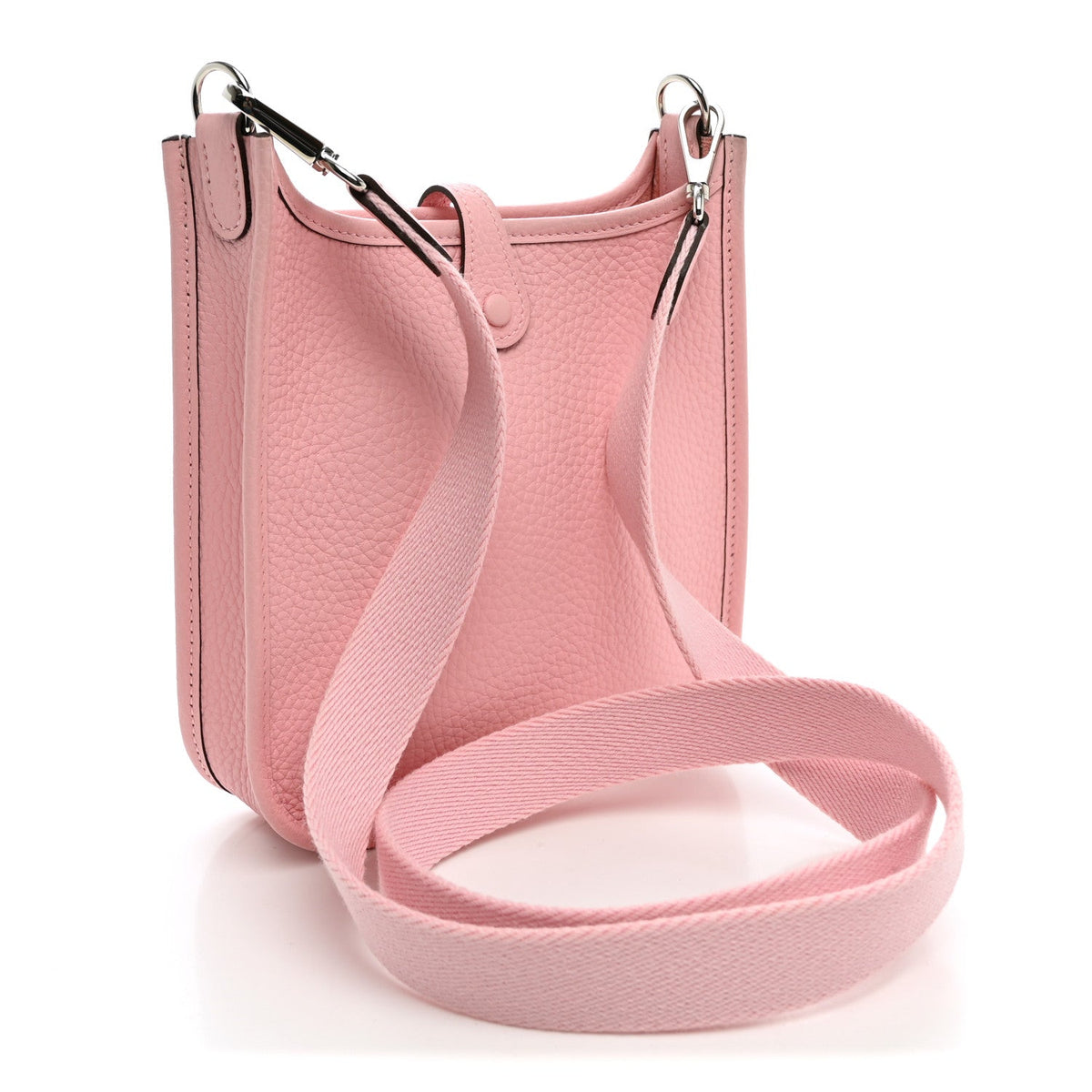 Taurillon Clemence Evelyne Tpm Rose Saku Handbag