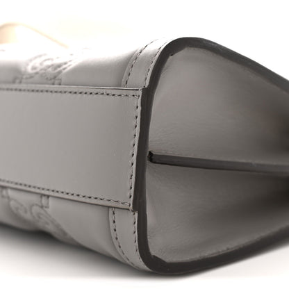 Small Calfskin Shoulder Bag - Grey