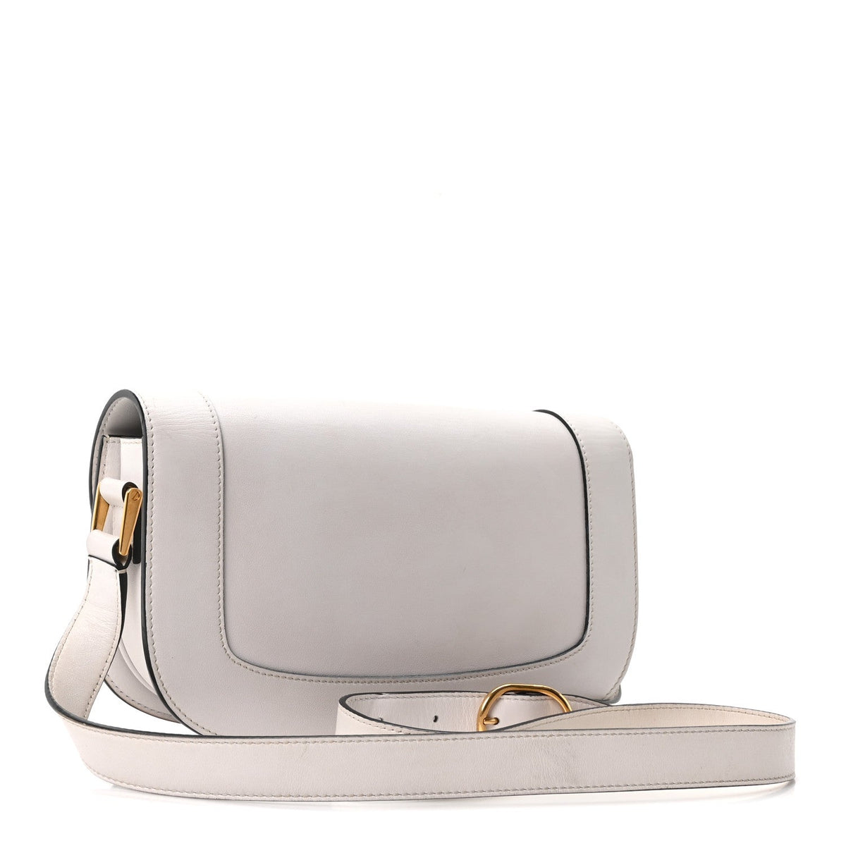 Calfskin Shoulder Bag - White