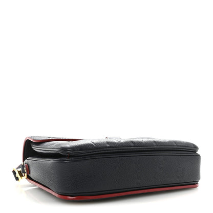 Empreinte Pochette Metis Marine Rouge Handbag