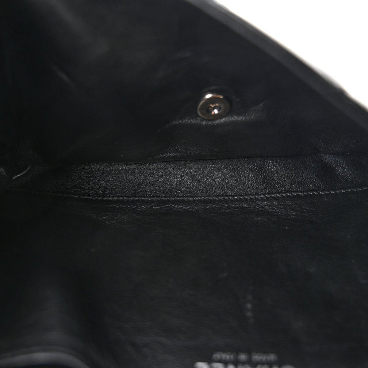 Quilted Clutch Bag - Black