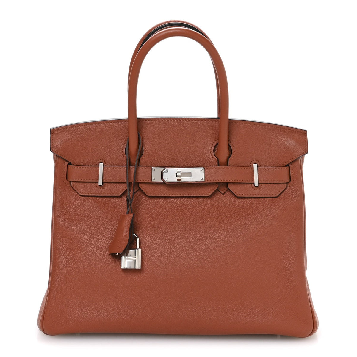 Taurillon Novillo Birkin 30 Cuivre Handbag