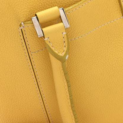 Calfskin Handbag - Yellow