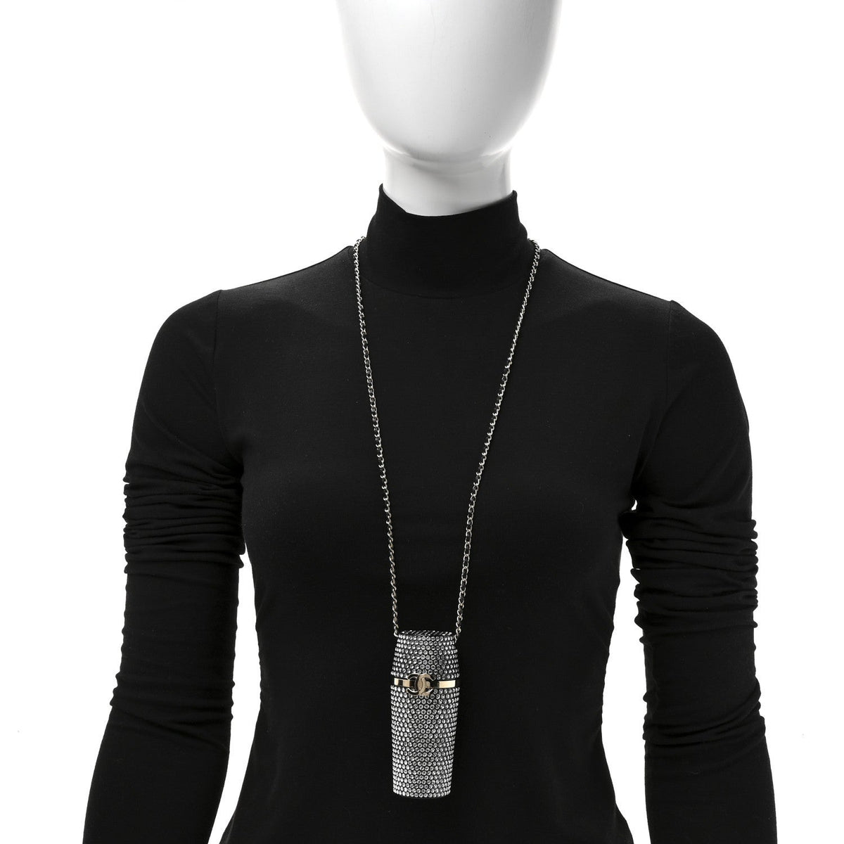 Lambskin Handbag - Black