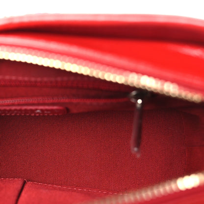 Small Calfskin Hobo Bag - Red