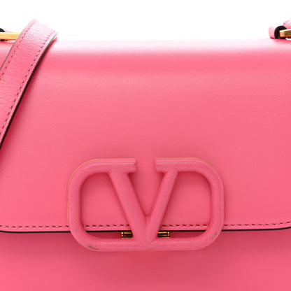 Small Calfskin Shoulder Bag - Pink