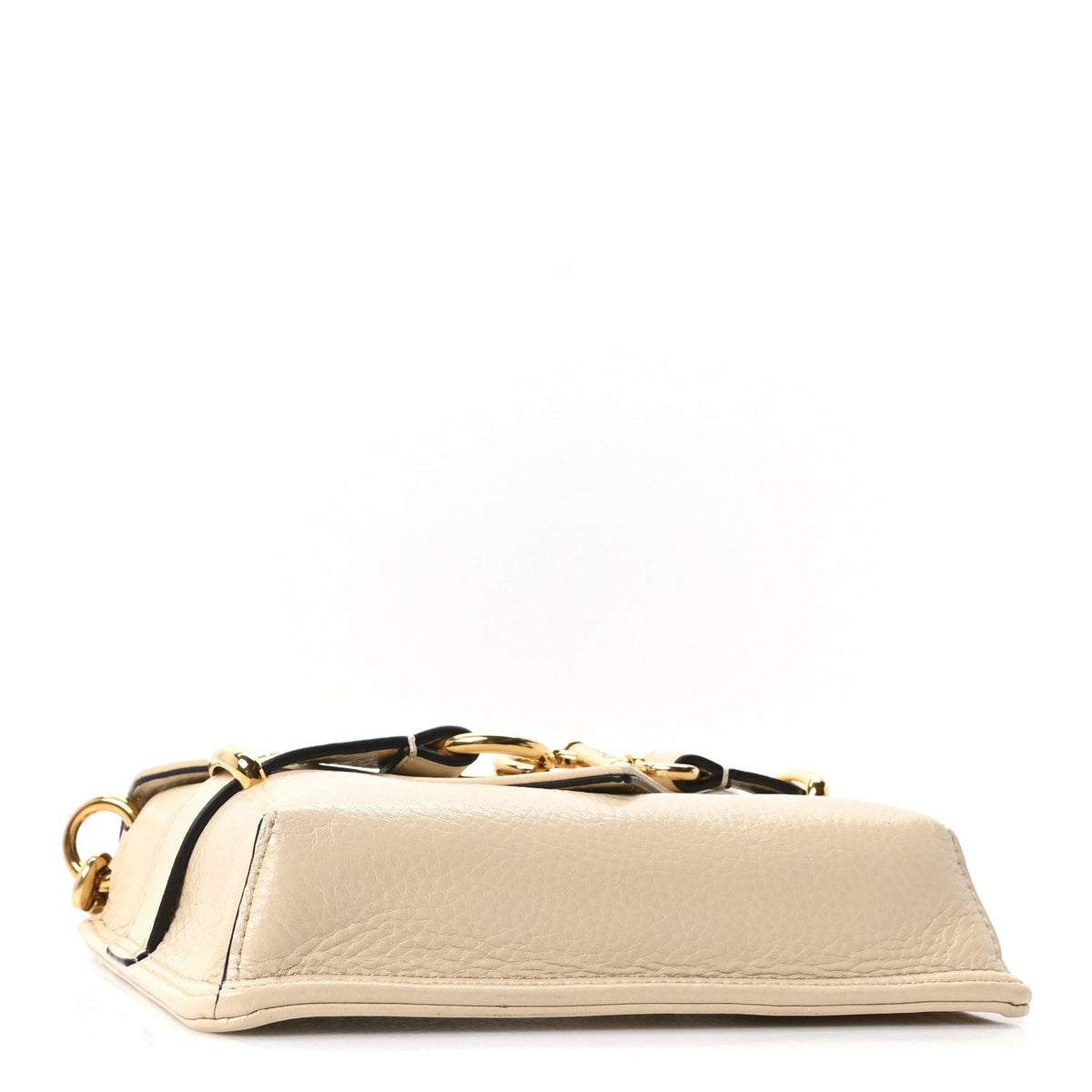 Mini Calfskin Crossbody Bag - Beige
