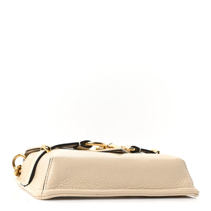 Mini Calfskin Crossbody Bag - Beige