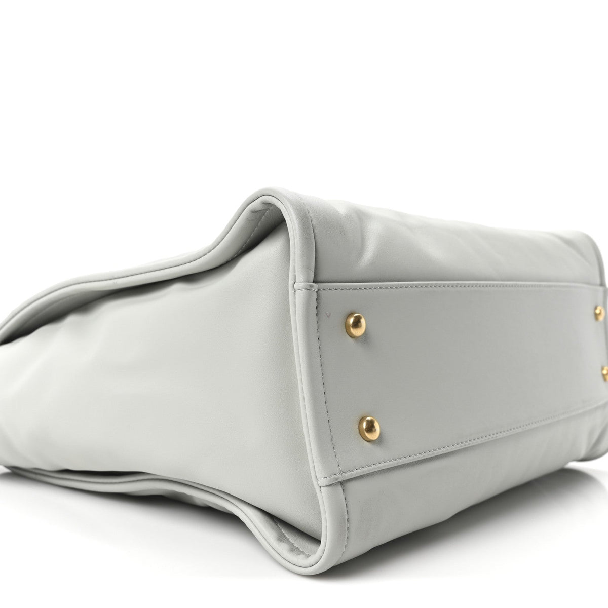 Small Calfskin Tote Bag - Grey