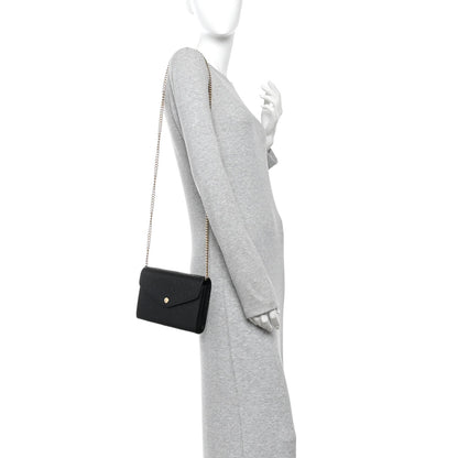 Calfskin Wallet Bag - Black