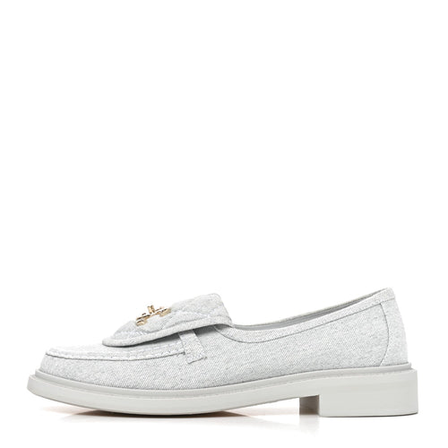 Chanel Denim CC Turnlock Women's Shoes