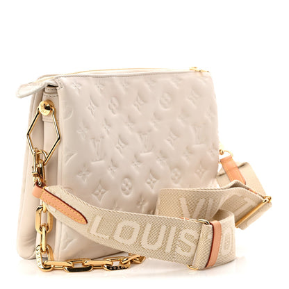 Lambskin Handbag - Beige