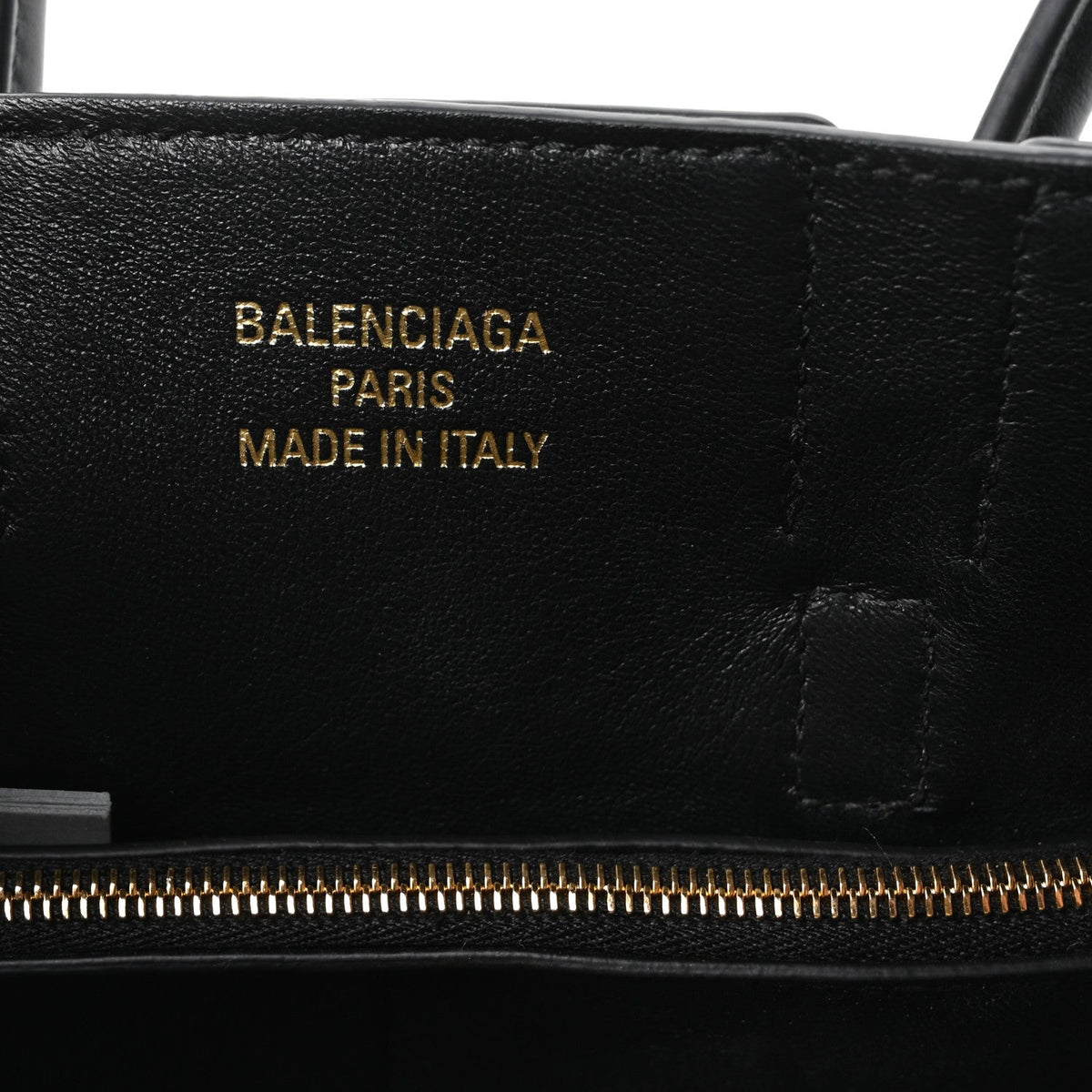 Mini Calfskin Handbag - Black