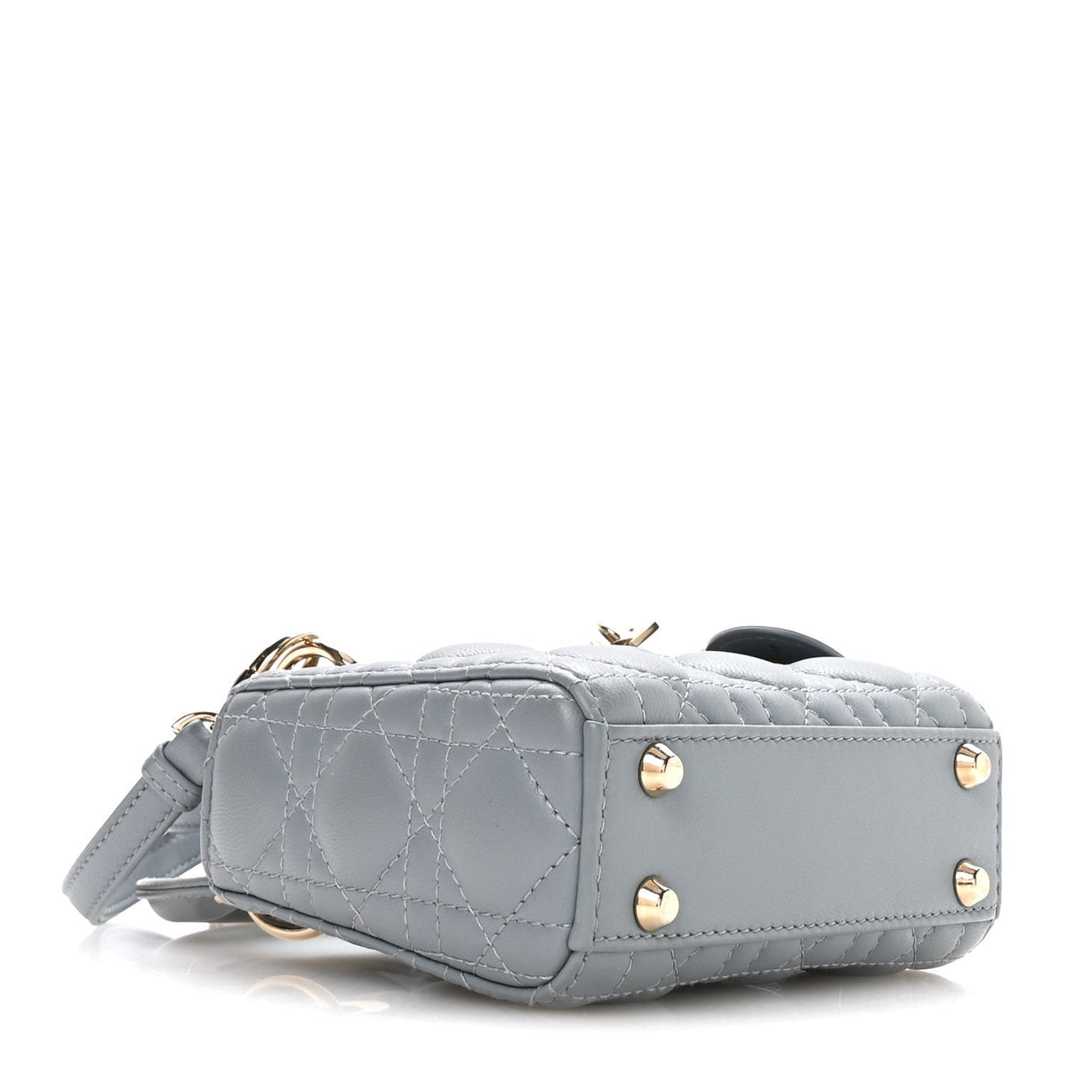Lambskin Handbag - Blue