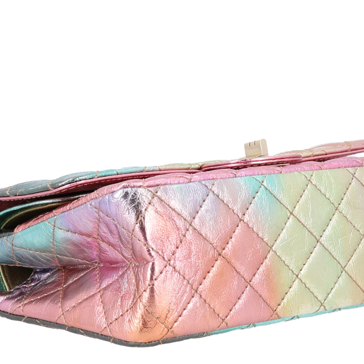 Quilted Goatskin Flap Shoulder Bag