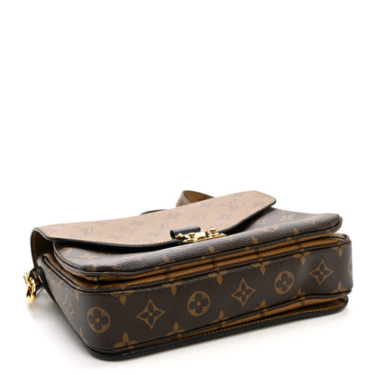 Reverse Monogram Pochette Metis Handbag