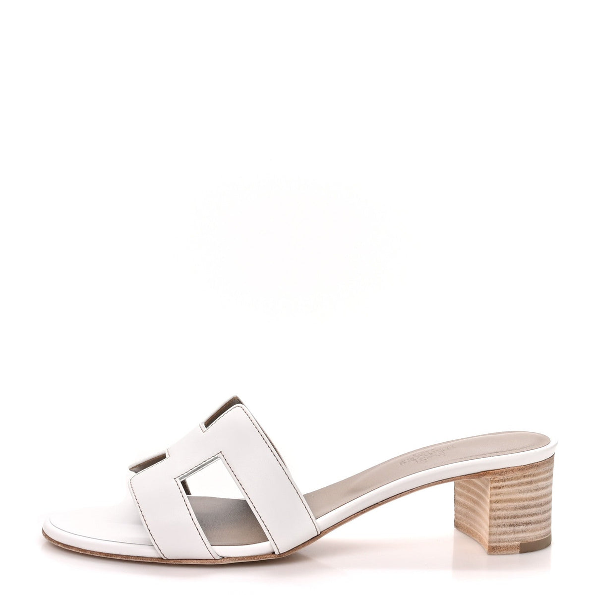 Calfskin Oasis Sandals White
