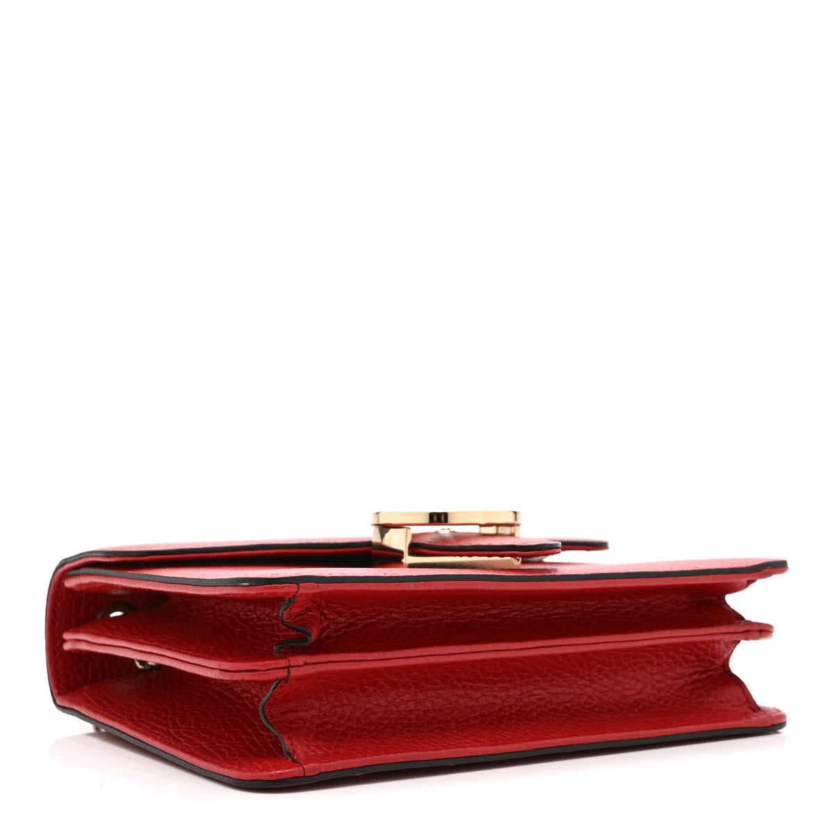 Small Calfskin Shoulder Bag - Red
