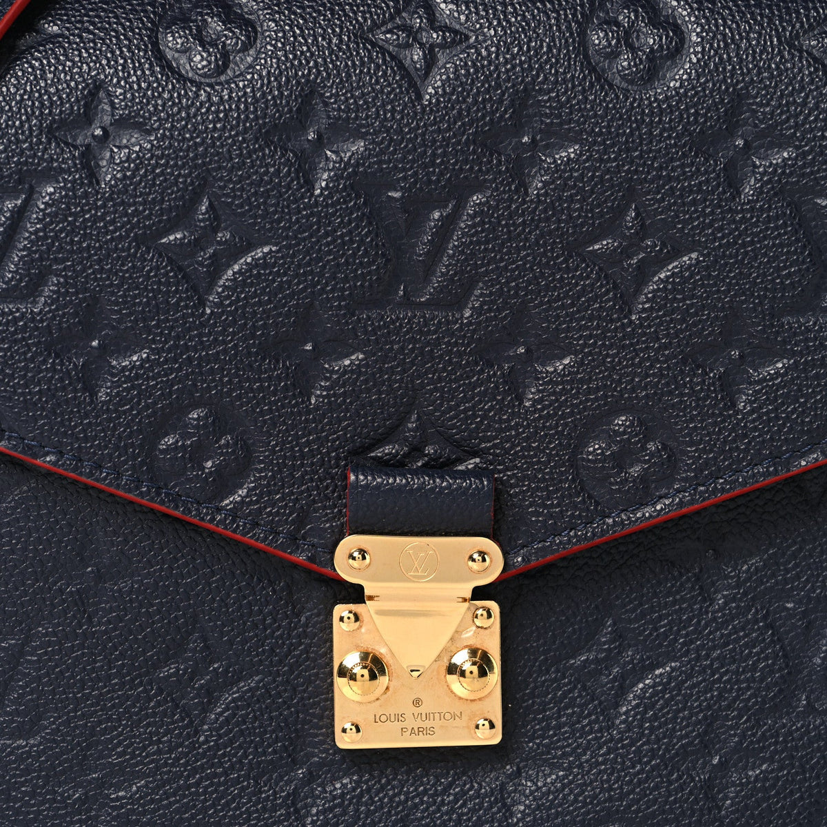 Empreinte Pochette Metis Marine Rouge Handbag
