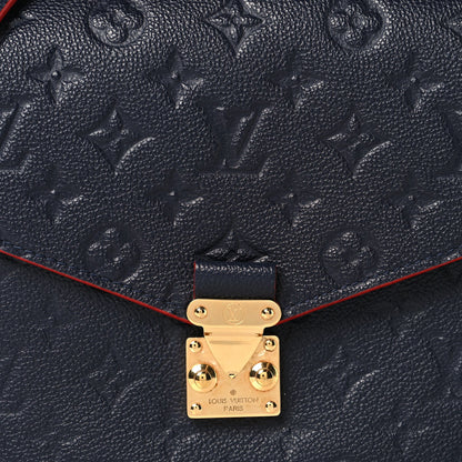 Empreinte Pochette Metis Marine Rouge Handbag