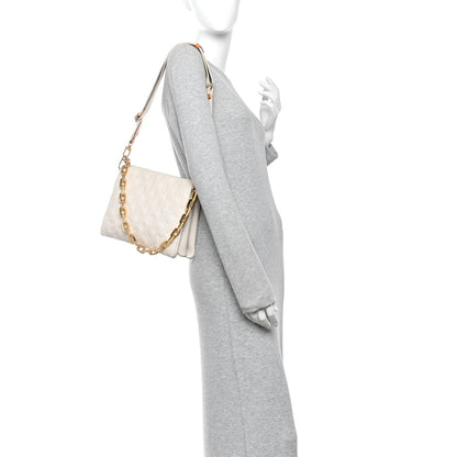 Lambskin Handbag - Beige