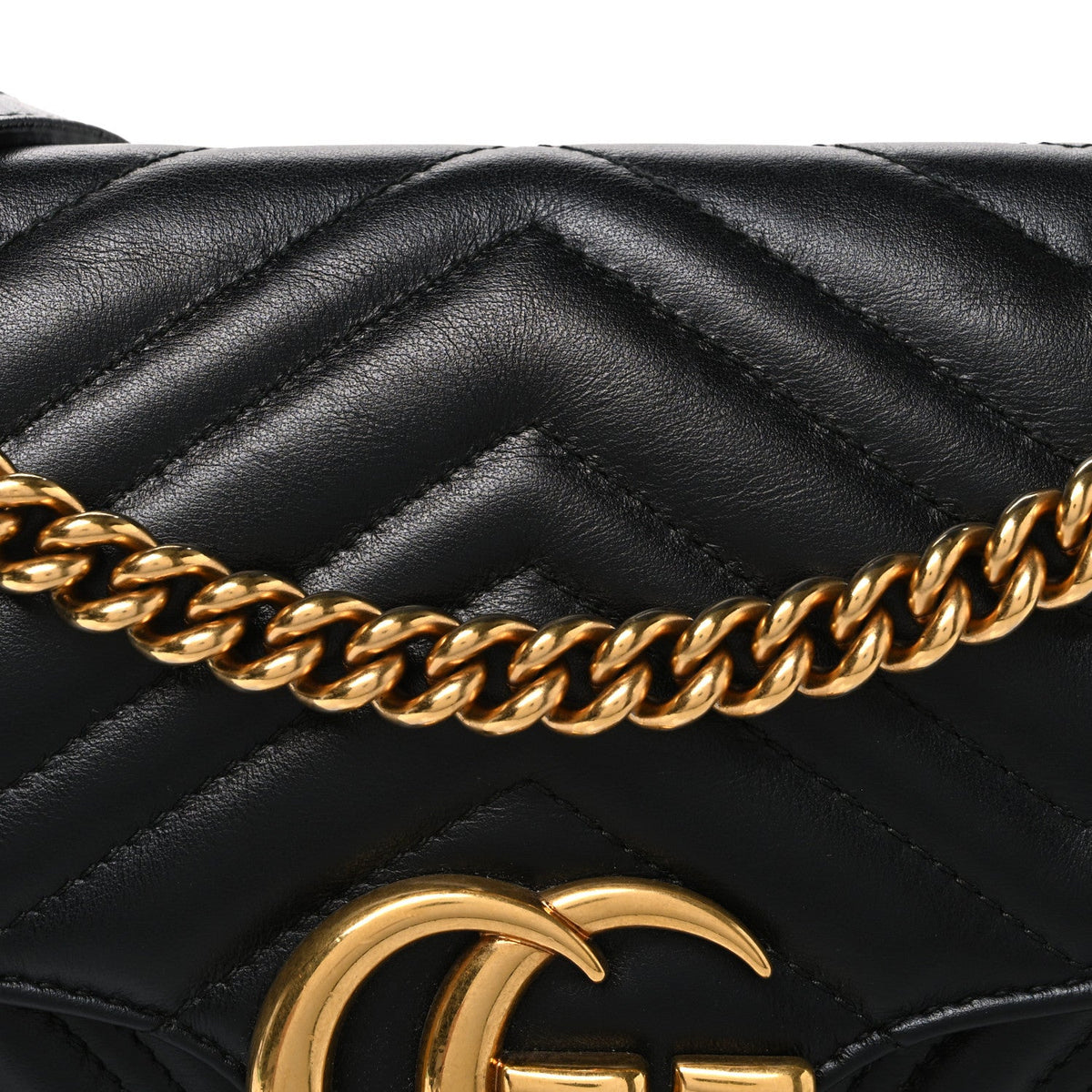 Small Calfskin Shoulder Bag - Black