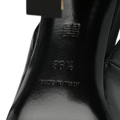 Givenchy Calfskin Women's Beauw Slingback Pumps 36.5 Black