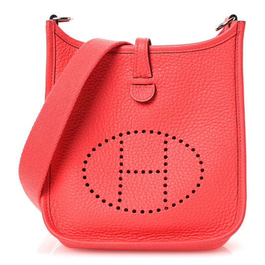 Taurillon Clemence Evelyne Tpm Rose Jaip Handbag