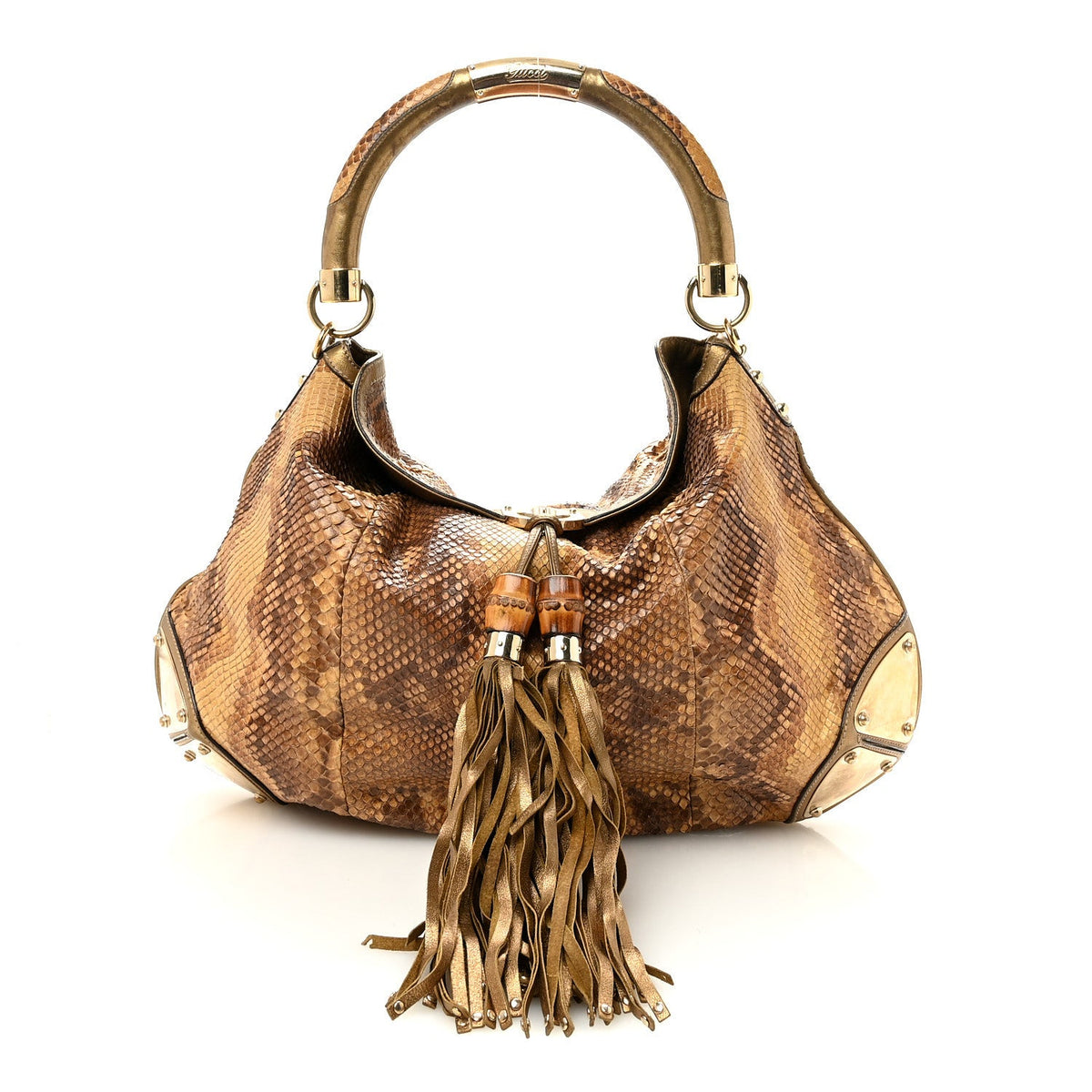 Large Hobo Bag - Gold
