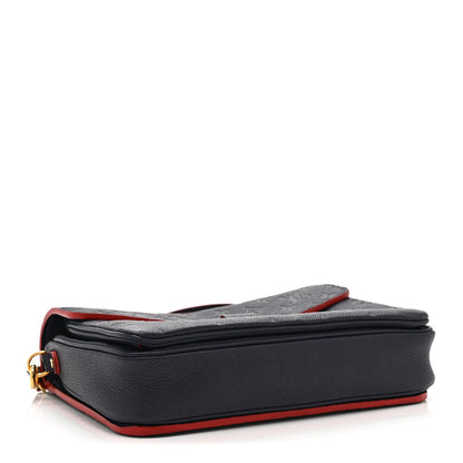 Empreinte Pochette Metis Marine Rouge Handbag