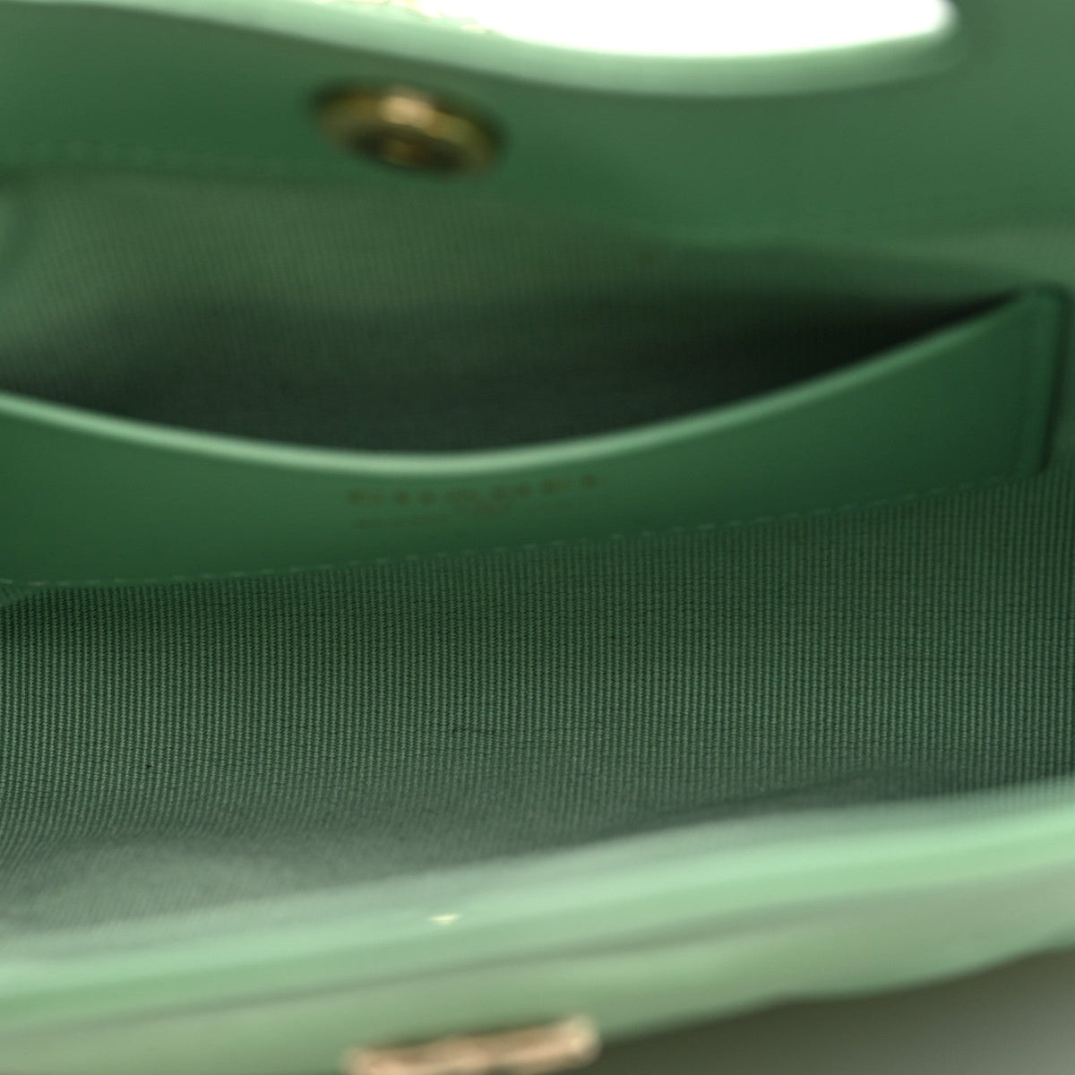 Nano Quilted Lambskin Handbag - Green