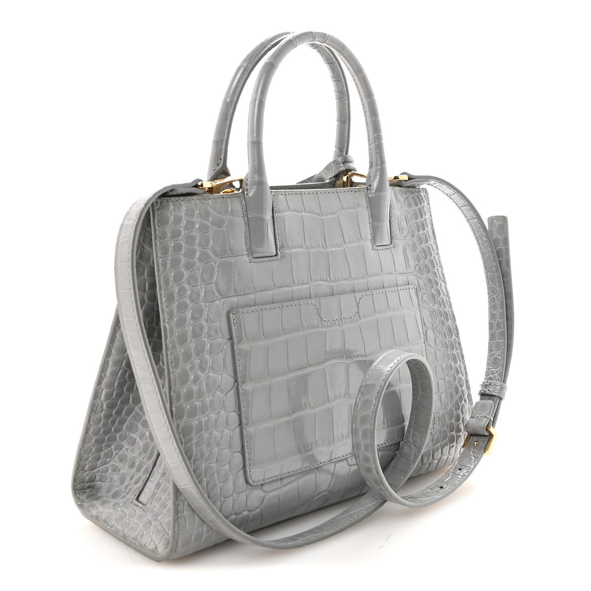 Mini Calfskin Tote Bag - Grey