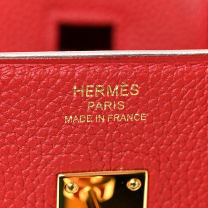 Togo Birkin 25 Rouge Vif Handbag