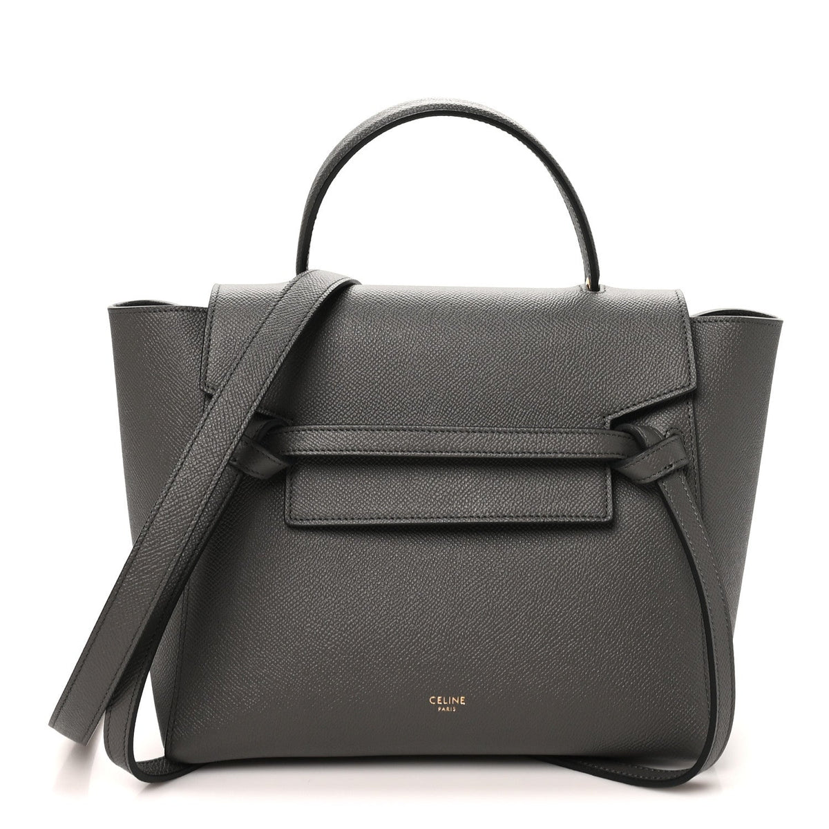 Calfskin Belt Bag - Grey