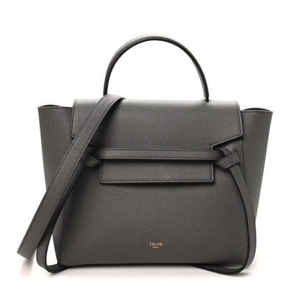 Calfskin Belt Bag - Grey