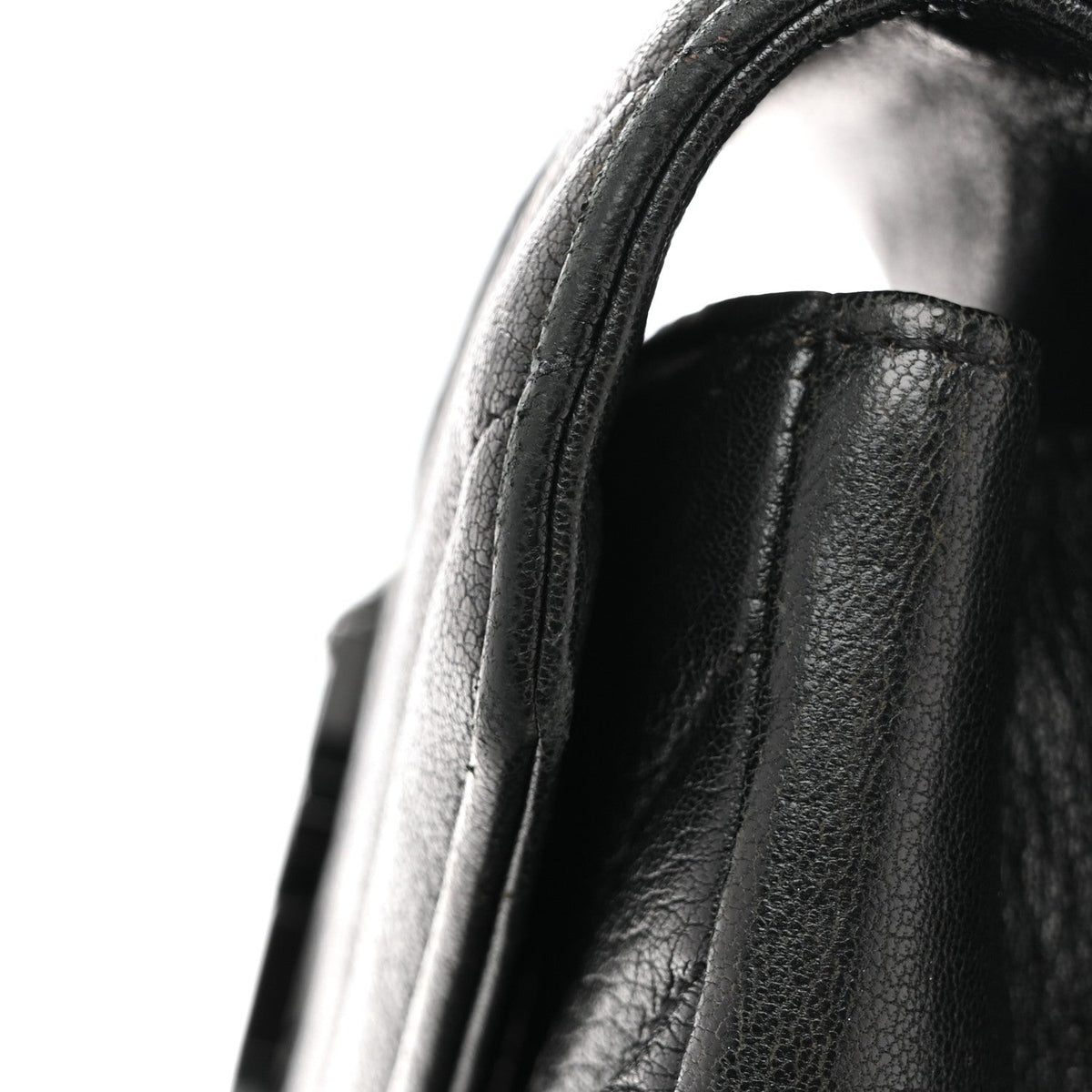 Medium Sheepskin Handbag - Black