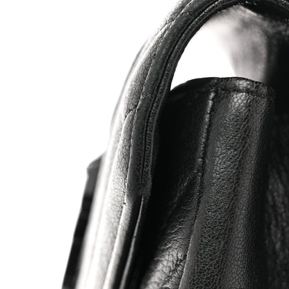 Medium Sheepskin Handbag - Black