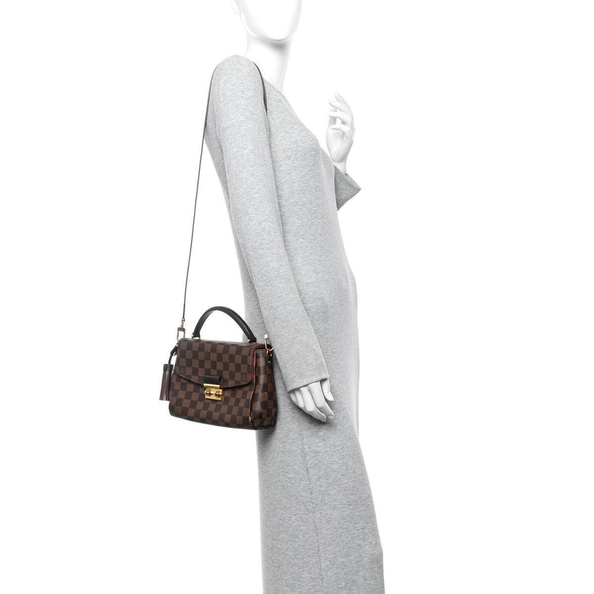 Damier Ebene Croisette Handbag