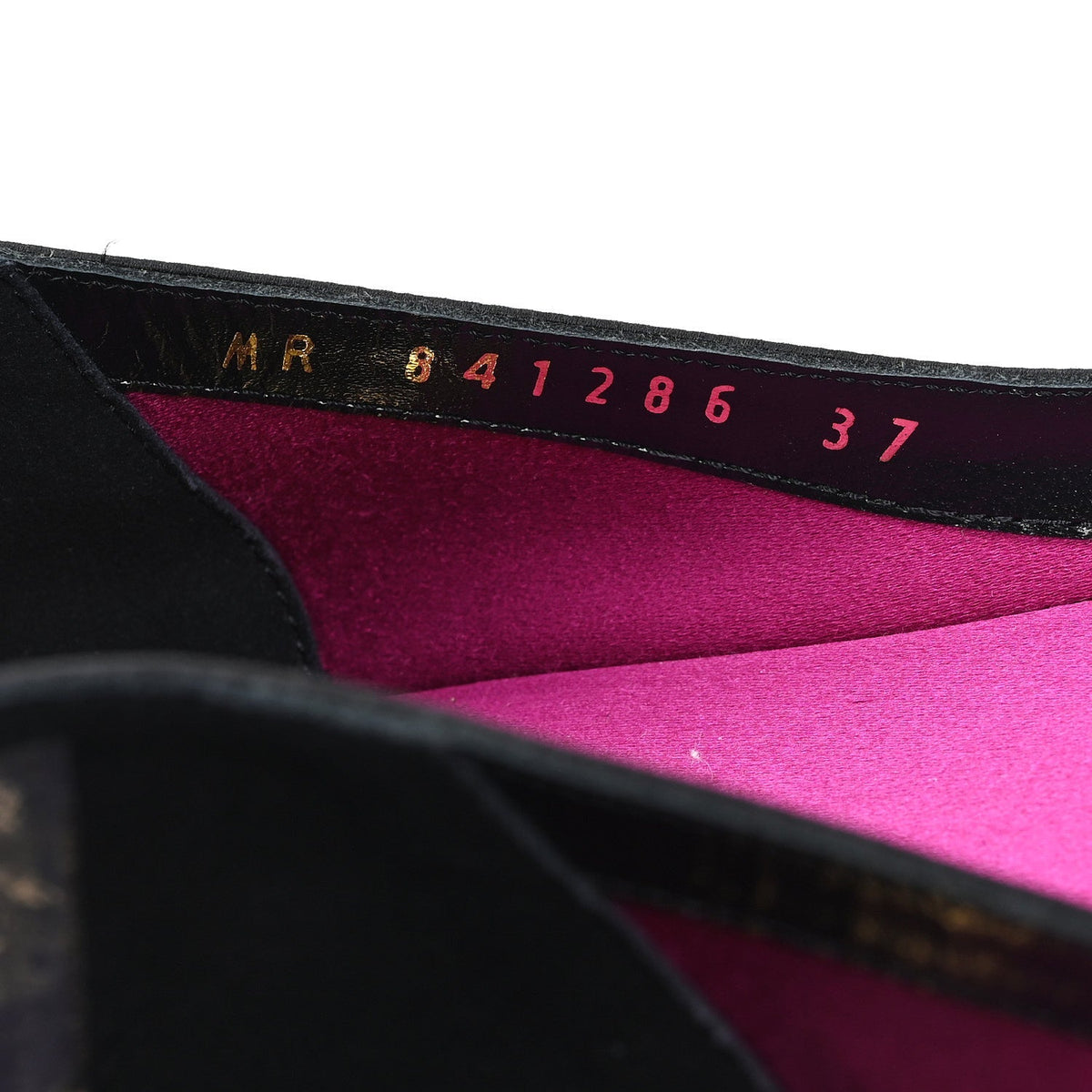 Saint Laurent Suede Women's Raso Regale Ballerina Flats 37 Nero