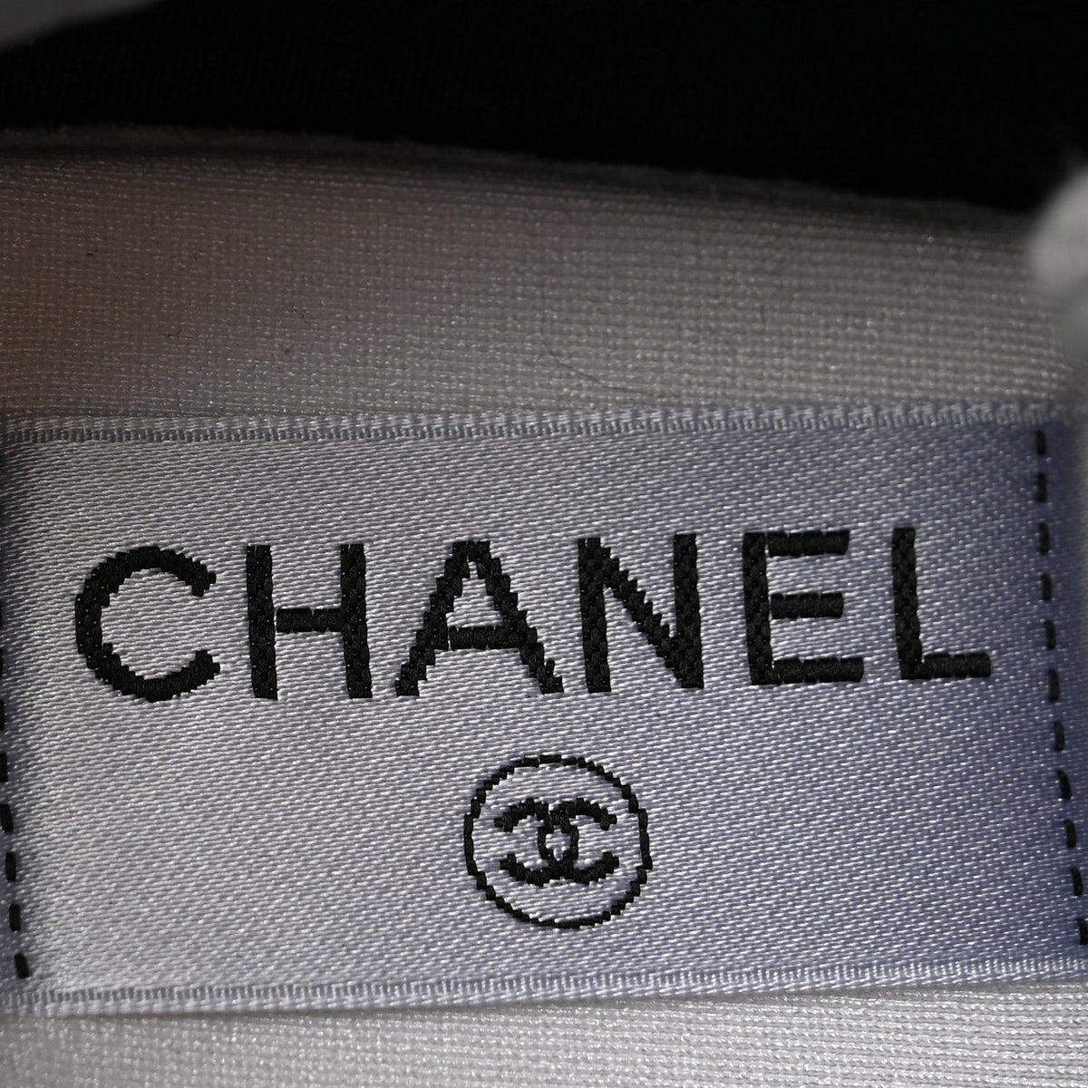 Chanel Wool Mixed Fibers Women's CC Sneakers 38 Light Grey