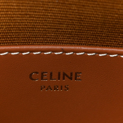 Mini Calfskin Canvas Handbag - Tan