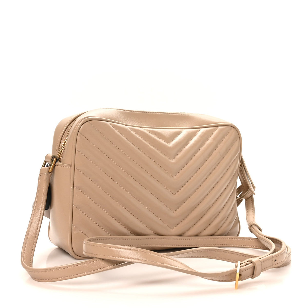 Calfskin Crossbody Bag - Beige
