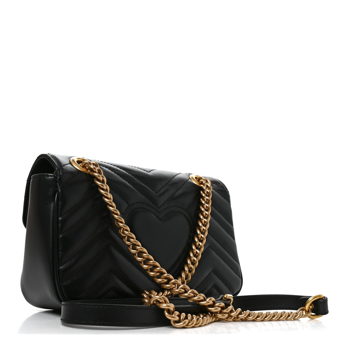Mini Calfskin Shoulder Bag - Black