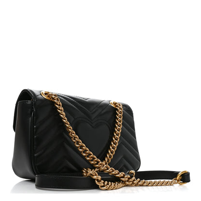 Mini Calfskin Shoulder Bag - Black