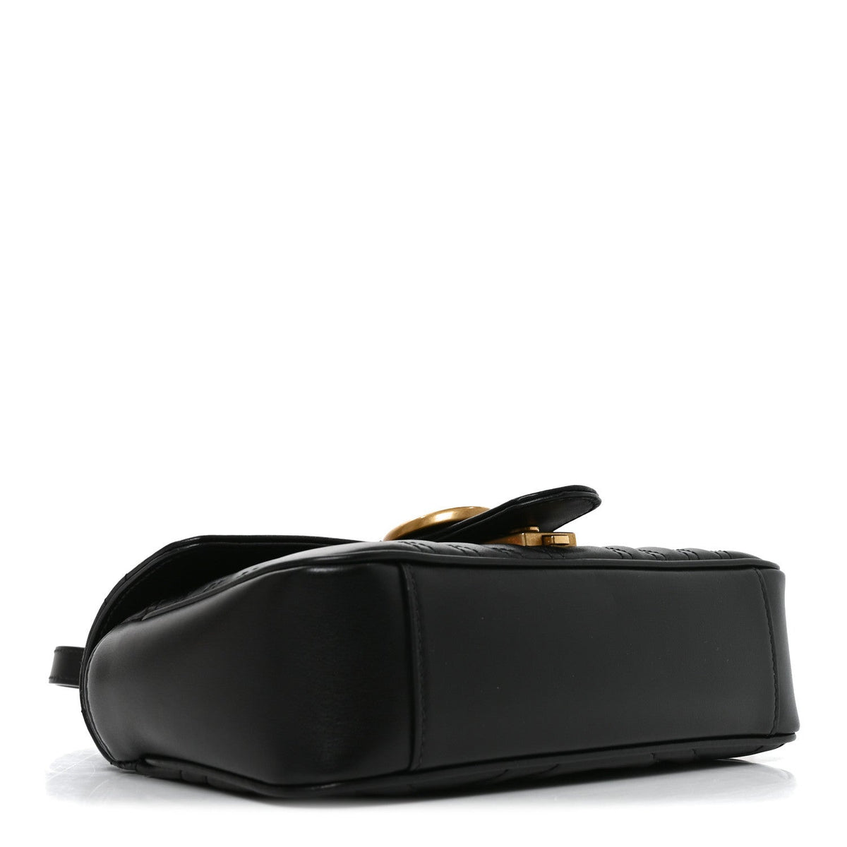 Mini Calfskin Shoulder Bag - Black