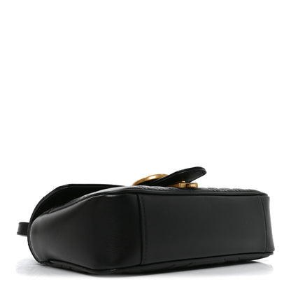 Mini Calfskin Shoulder Bag - Black