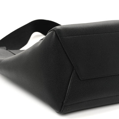 Calfskin Bucket Bag - Black