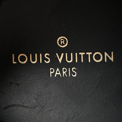 Louis Vuitton Suede Nylon Women's Run Away Sneakers 38 Black