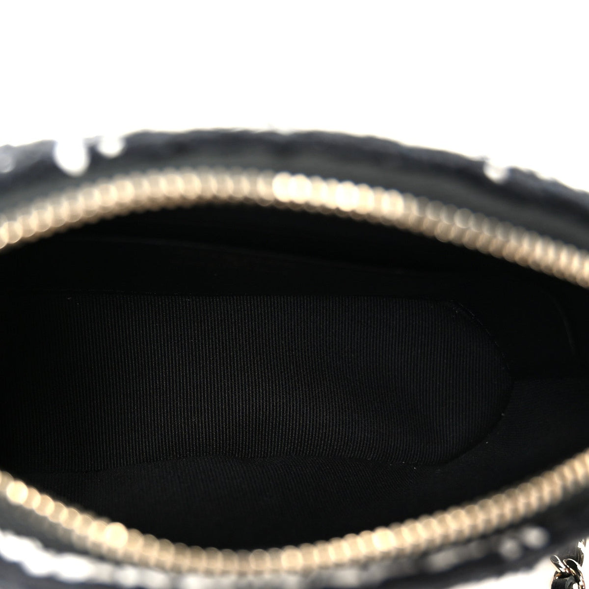 Mini Quilted Clutch Bag - Black